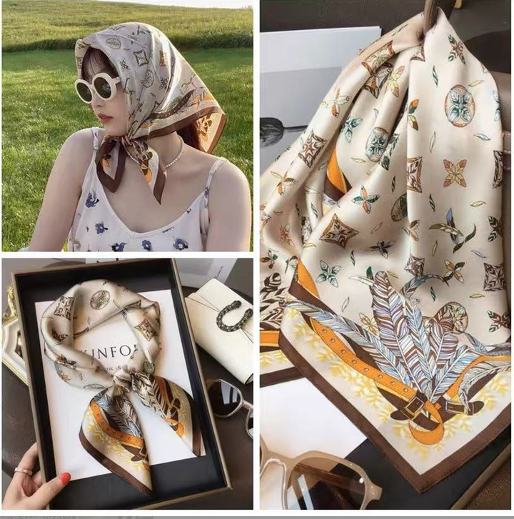 Boho Feather Scarf