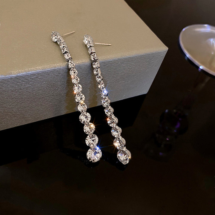 Cascade Gleam Drop Earrings