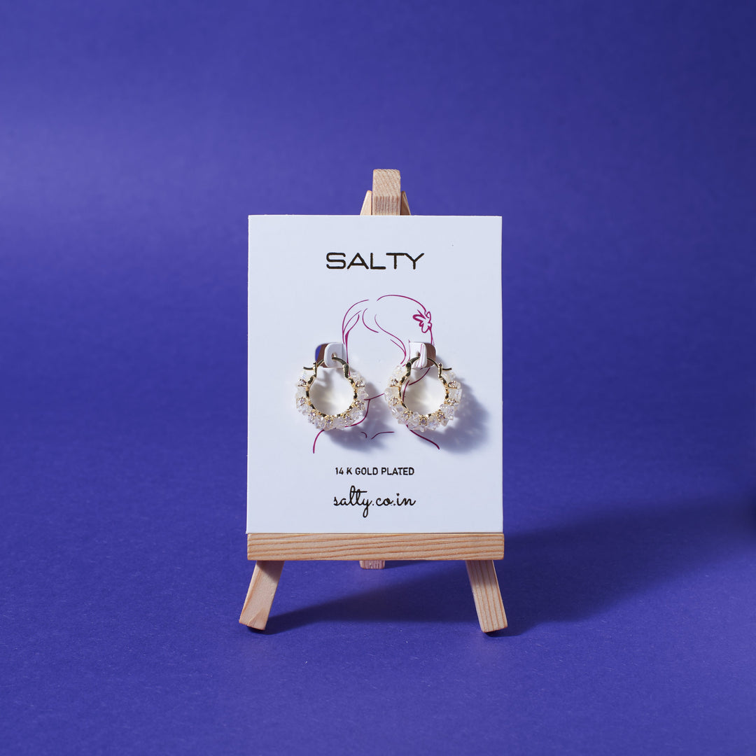 Imperial Elegance Hoops - Salty Accessories