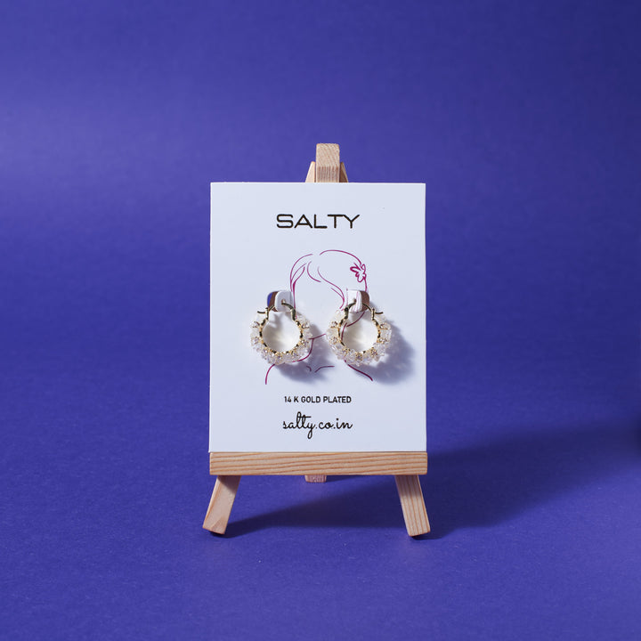 Imperial Elegance Hoops - Salty Accessories