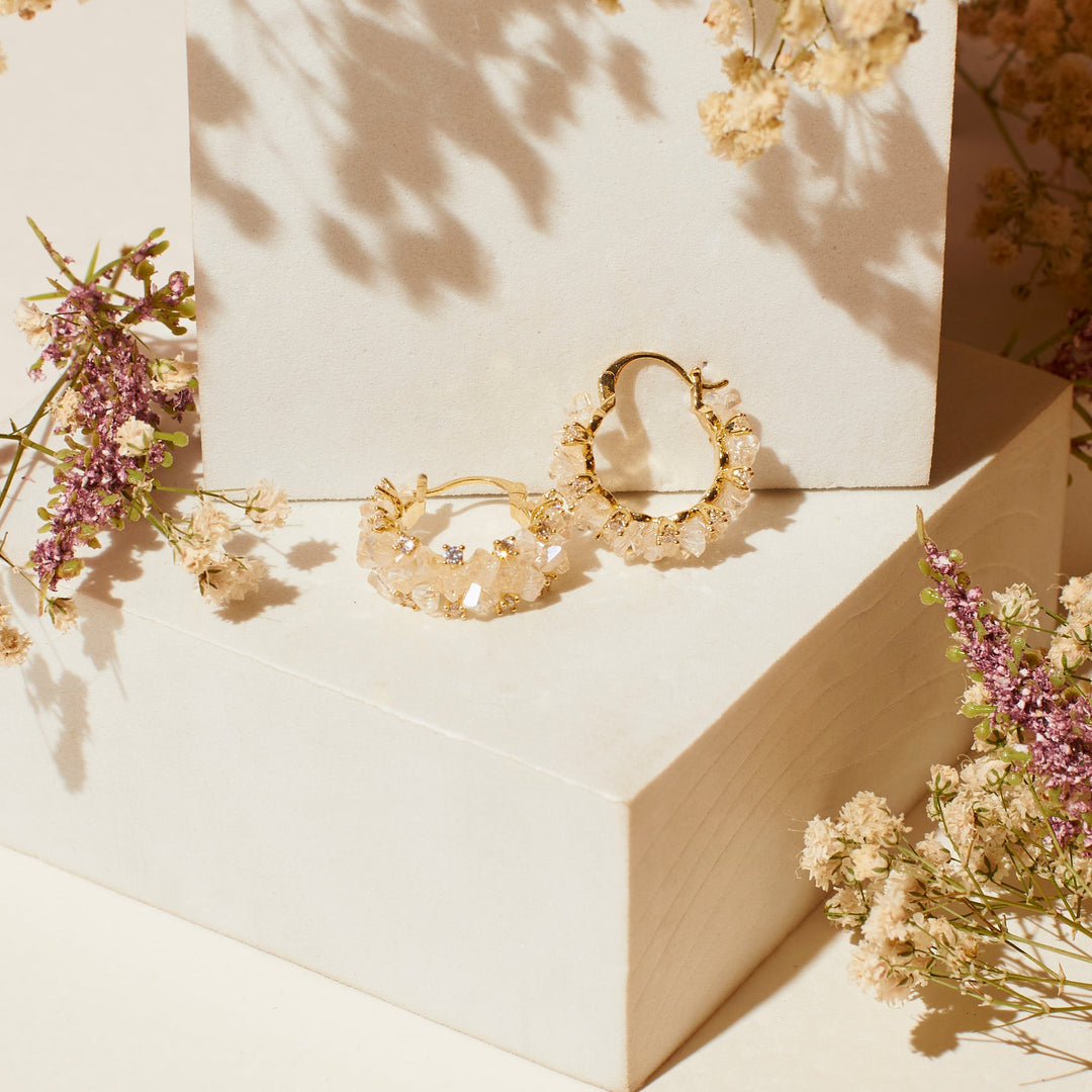 Imperial Elegance Hoops - Salty Accessories