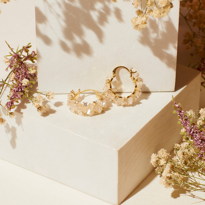 Imperial Elegance Hoops - Salty Accessories