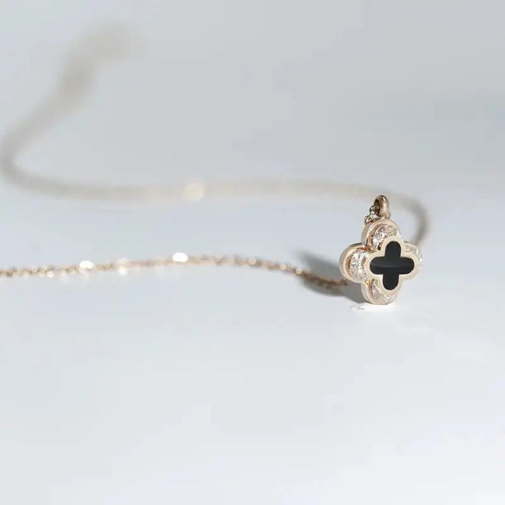 Imposed Black Clover Necklace - Salty Accessories