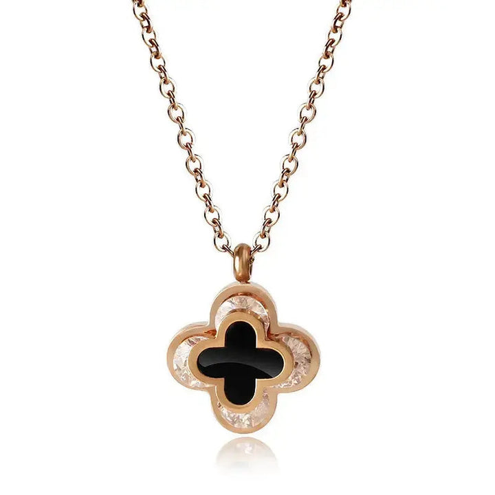 Imposed Black Clover Necklace - Salty Accessories