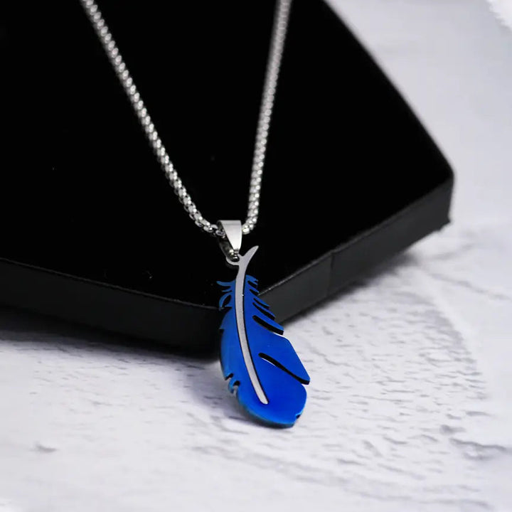 Indigo Feather Chic Chain - Salty Accessories