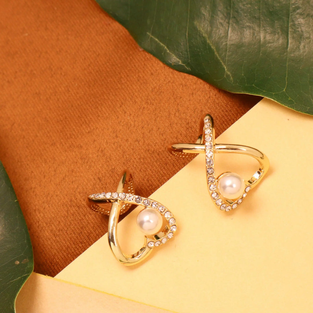 Infinity Pearl Earrings - Salty Accessories
