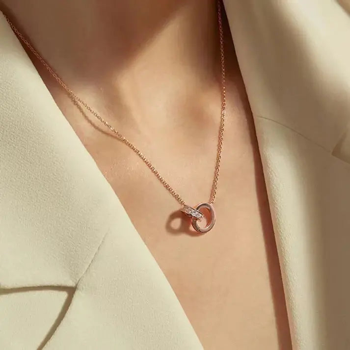 Interlooped Together Forever Necklace - Salty Accessories