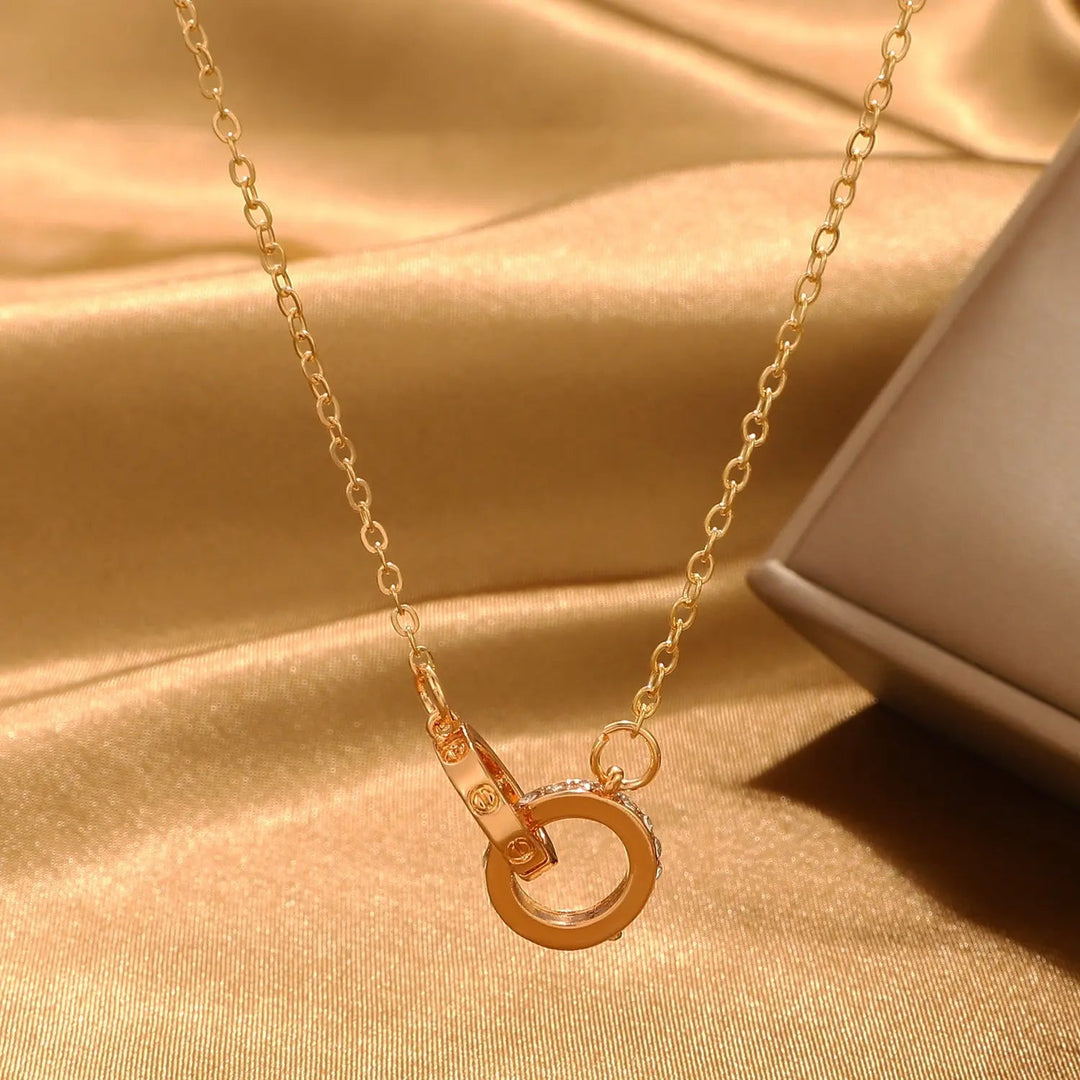 Interlooped Together Forever Necklace - Salty Accessories
