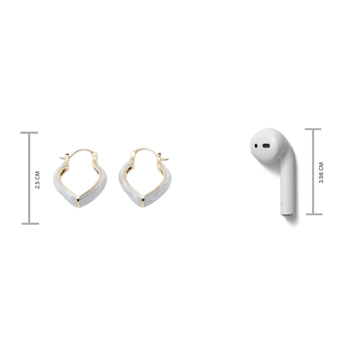 Iris Impressions Hoops - Salty Accessories