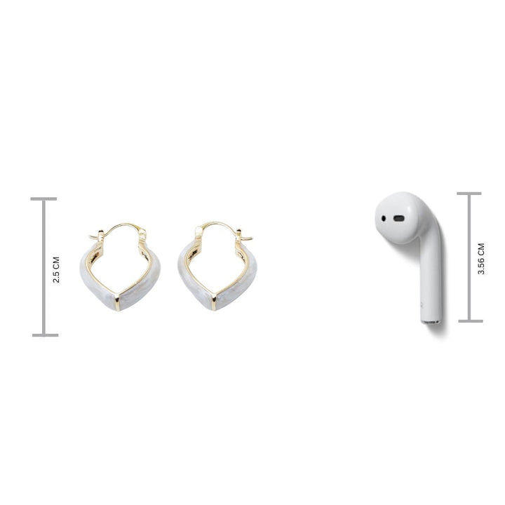 Iris Impressions Hoops - Salty Accessories