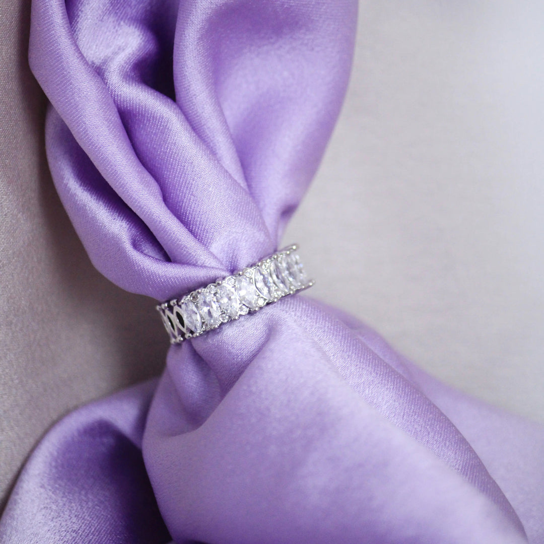 Irish Silver Fancy Band - Salty Accessories