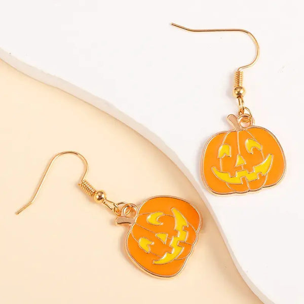 Jack-o'-lantern Earrings