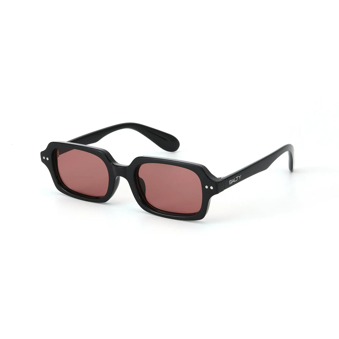 Jade Wink Pink Rectangular Sunglasses | Salty