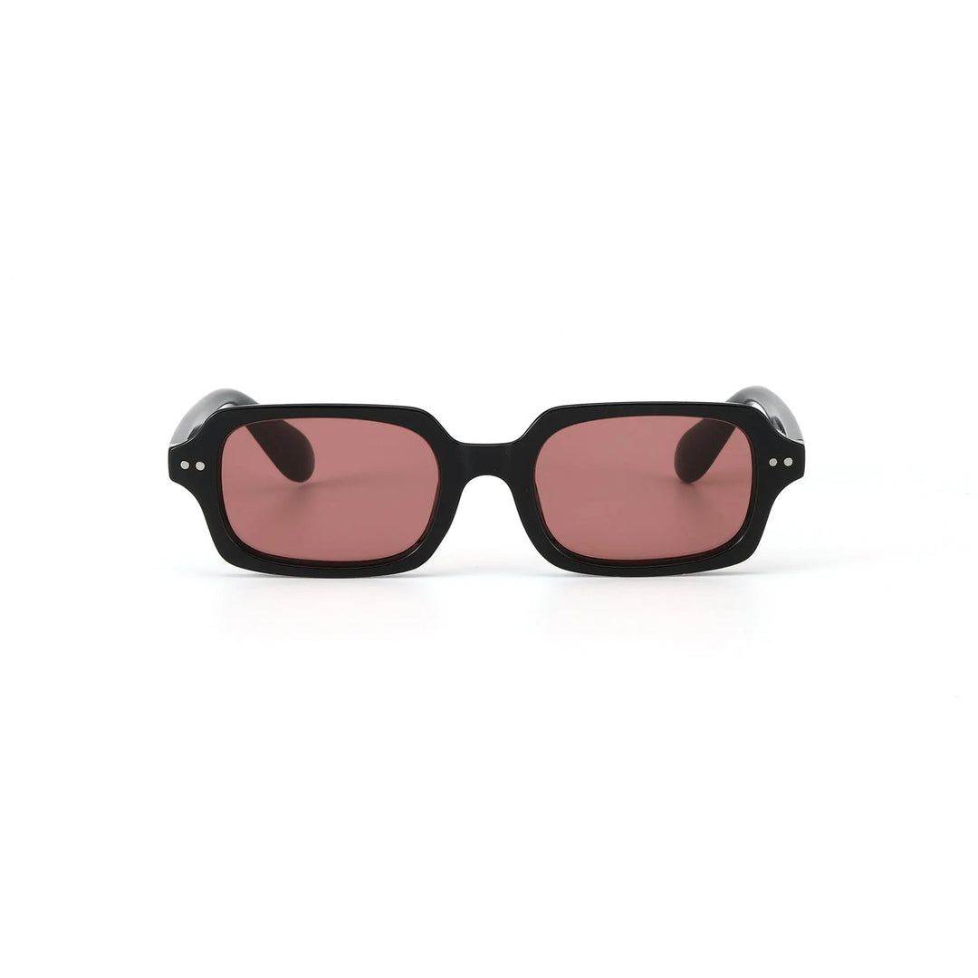 Jade Wink Pink Rectangular Sunglasses | Salty