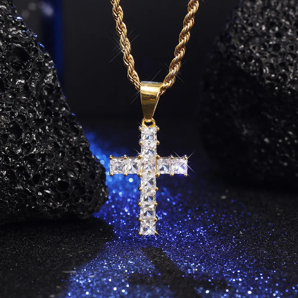 James The Great Cross Chain - Golden - Salty Accessories