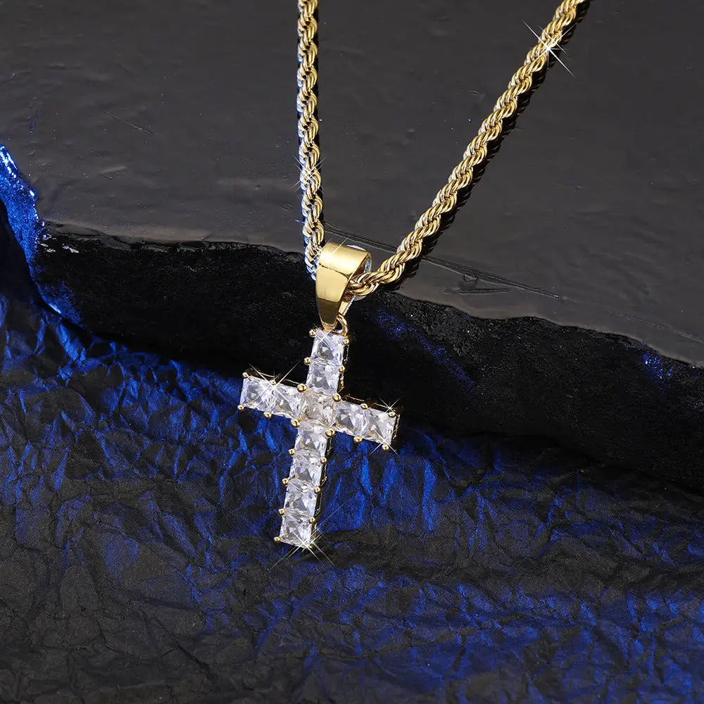 James The Great Cross Chain - Golden - Salty Accessories
