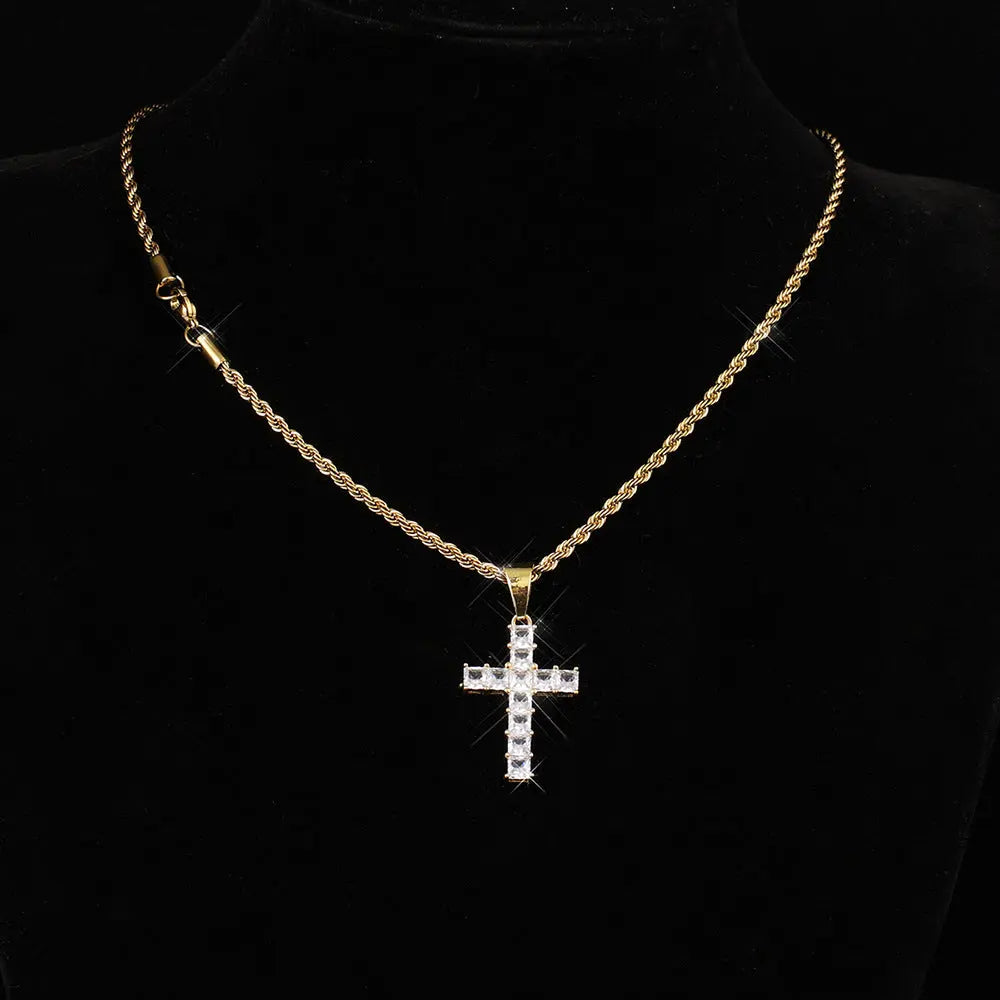 James The Great Cross Chain - Golden - Salty Accessories