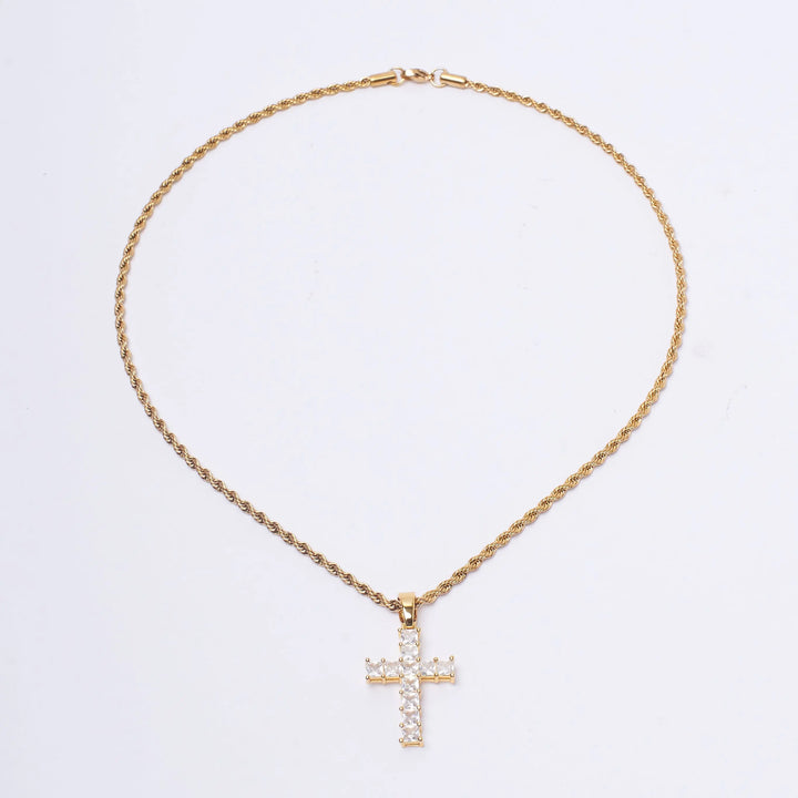James The Great Cross Chain - Golden - Salty Accessories