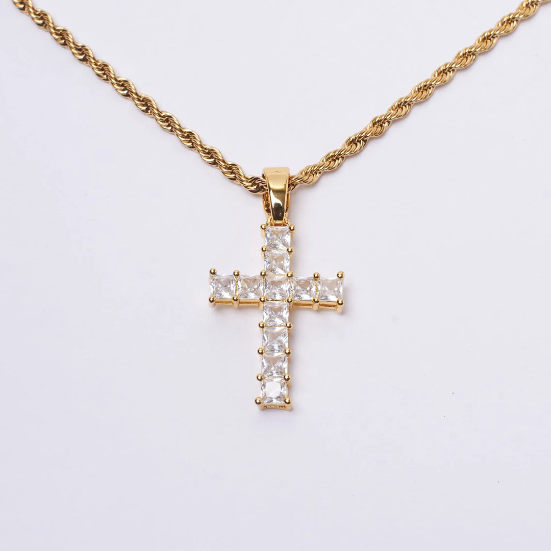 James The Great Cross Chain - Golden - Salty Accessories