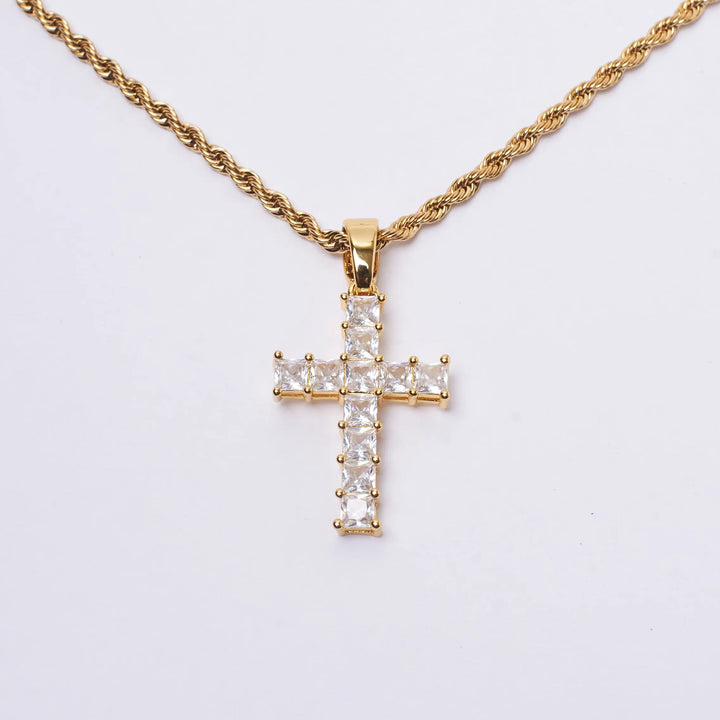 James The Great Cross Chain - Golden - Salty Accessories