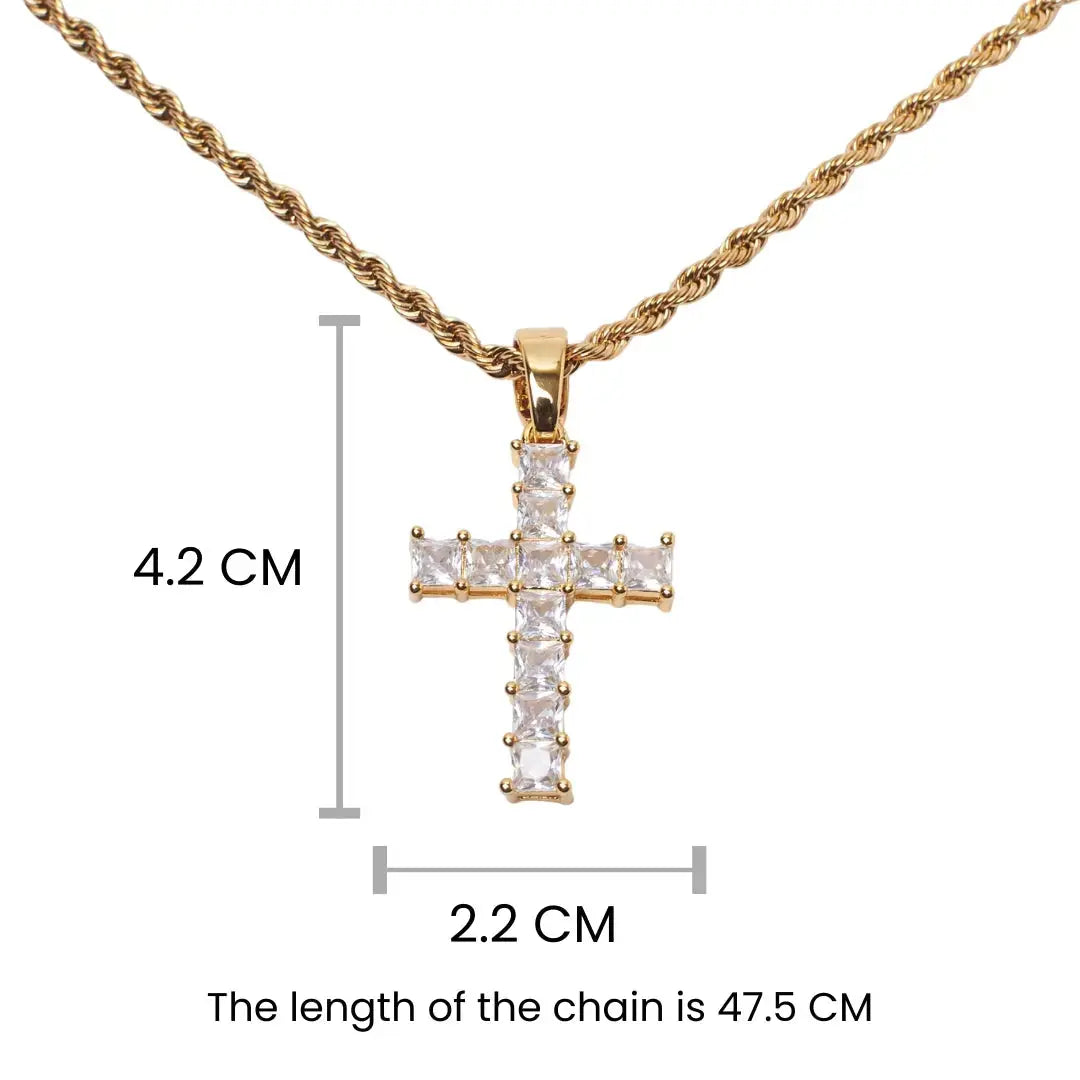 James The Great Cross Chain - Golden - Salty Accessories