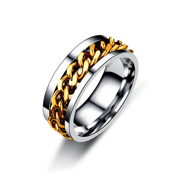 Jared Golden Chain Ring
