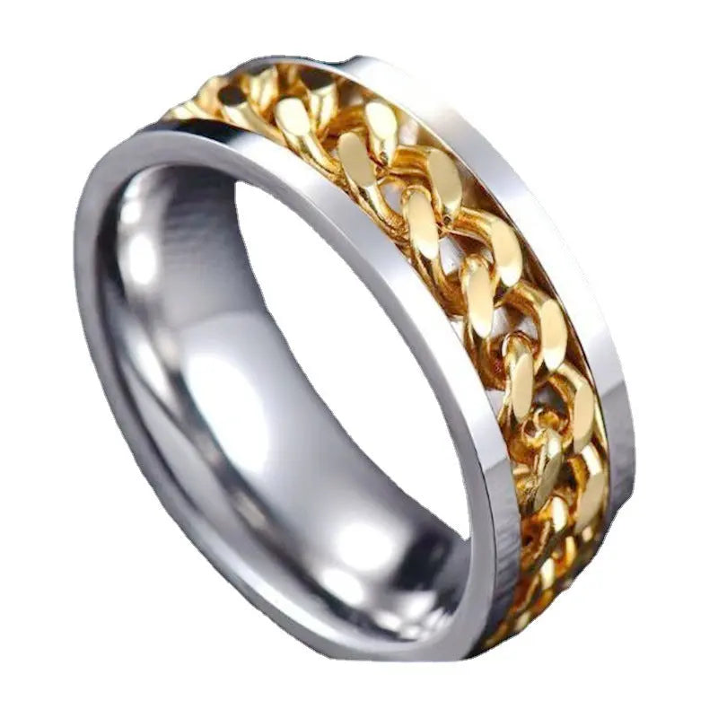 Jared Golden Chain Ring