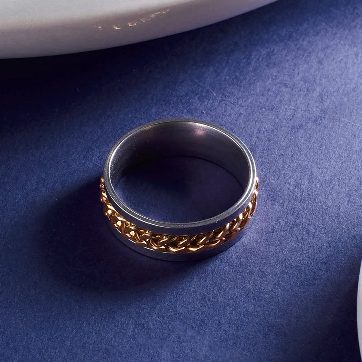 Jared Golden Chain Ring