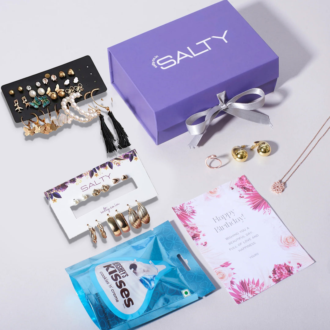 "The Bride Tribe" Jewellery Gift Box for Her with Personalised Card