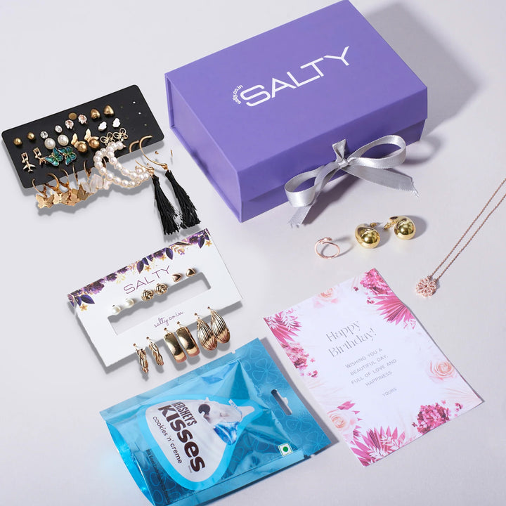 "The Bride Tribe" Jewellery Gift Box for Her with Personalised Card