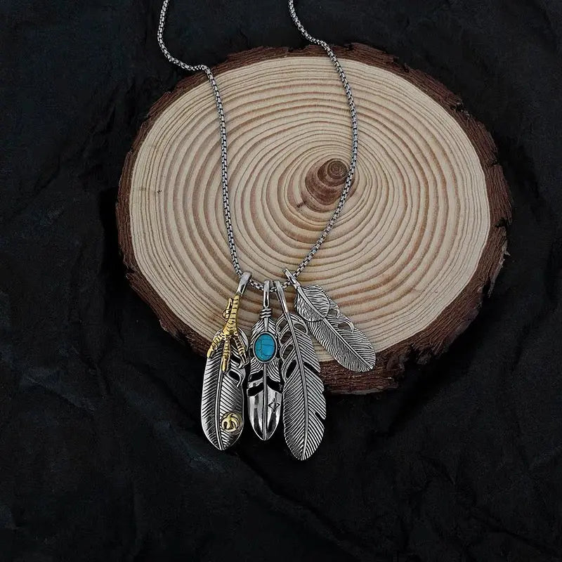 John Wick Feather Pendant - Salty Accessories