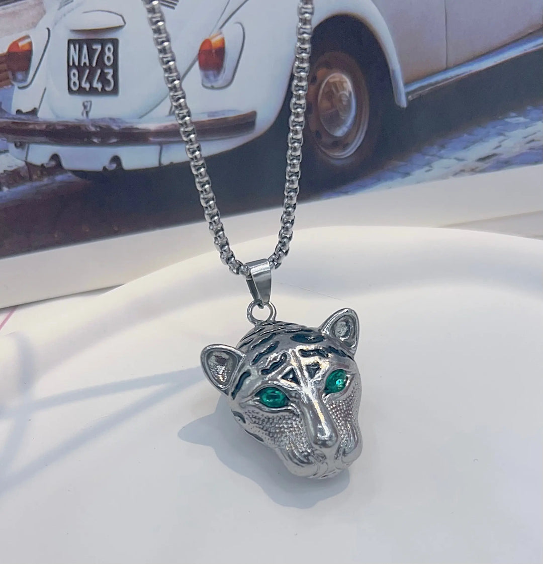 Jungle King Silver Pendant - Salty Accessories