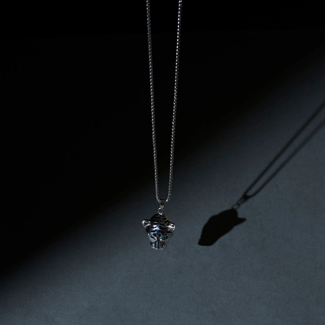 Jungle King Silver Pendant - Salty Accessories