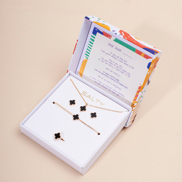 Midnight Clover jewellery Set for Kids - Salty Accessories