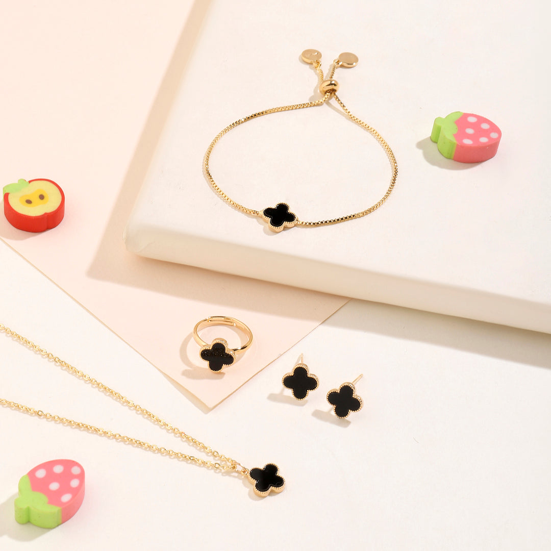 Midnight Clover jewellery Set for Kids - Salty Accessories