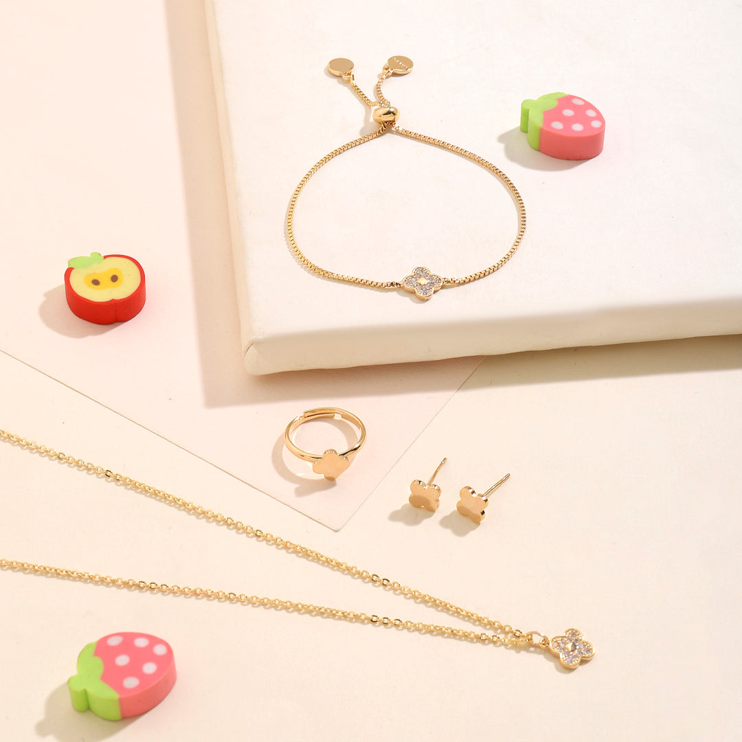 Clover jewellery Set for Kids - Salty Accessories