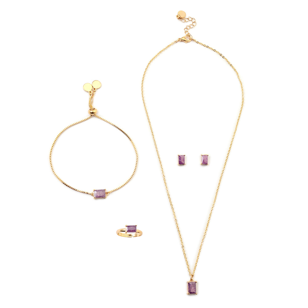 Royal Purple jewellery Set for Kids - Salty Accessories