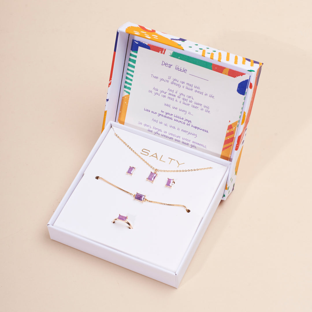 Royal Purple jewellery Set for Kids