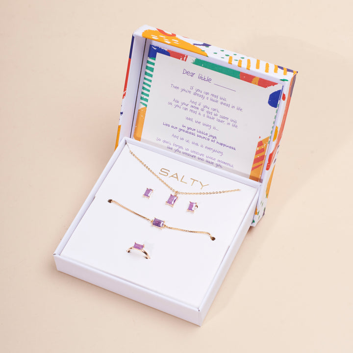 Royal Purple jewellery Set for Kids