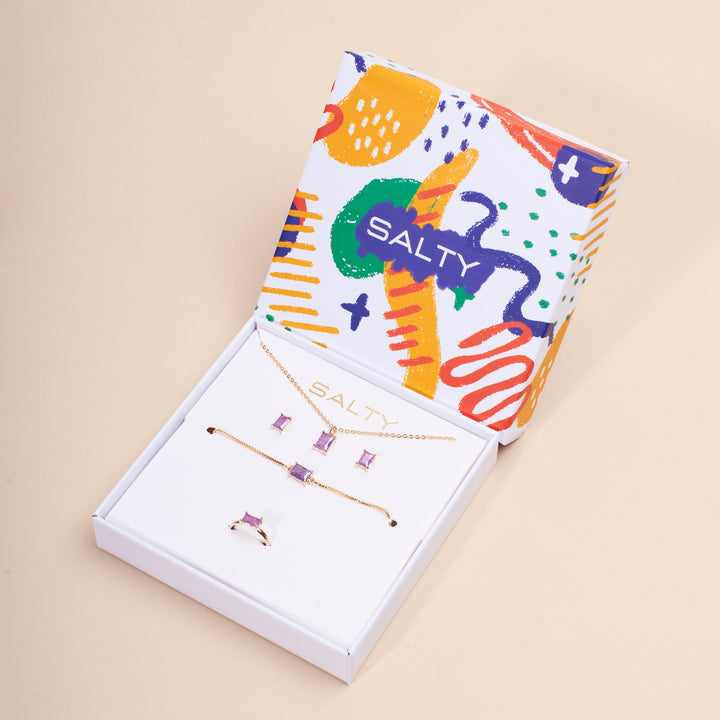 Royal Purple jewellery Set for Kids