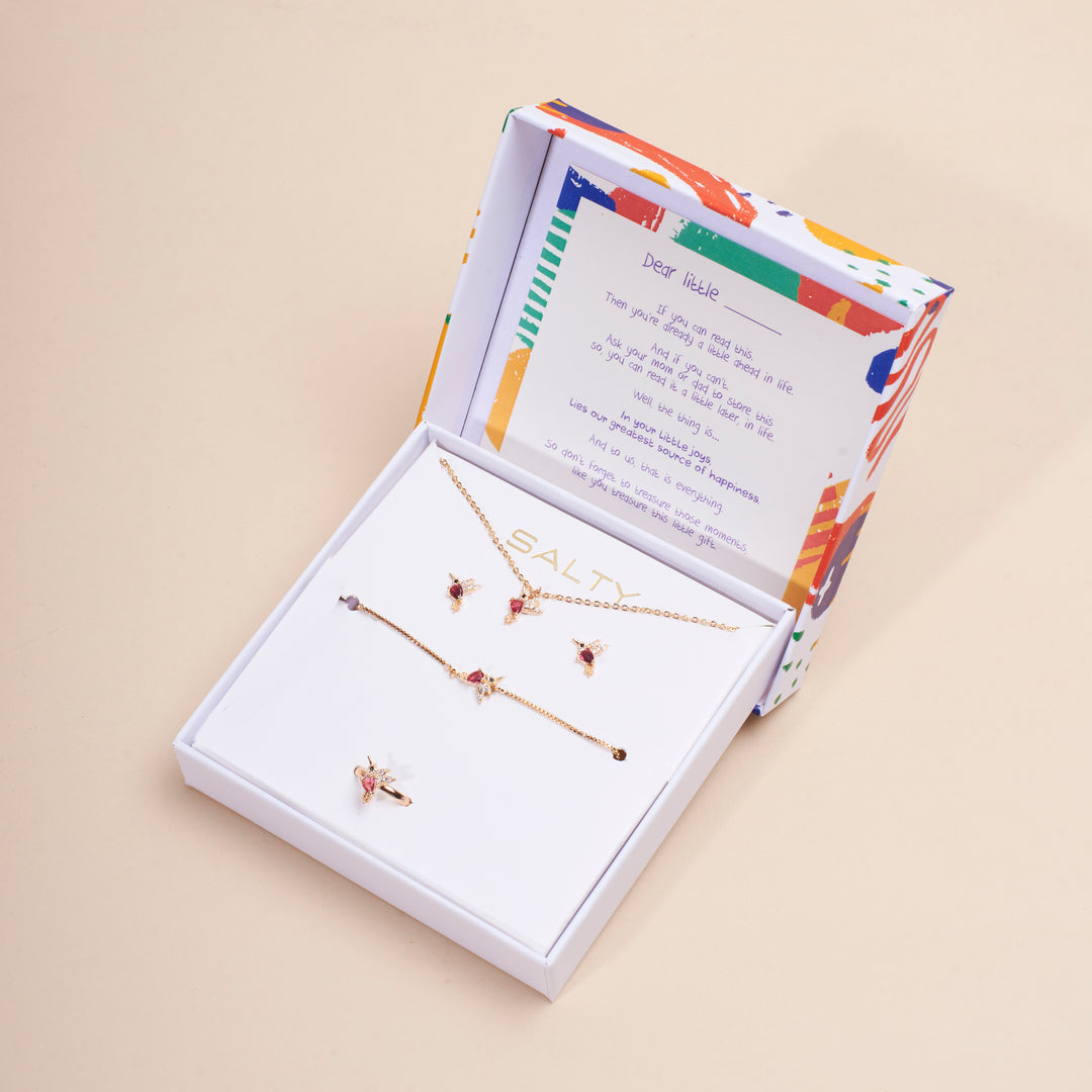 Red Falcon Jewellery Set for Kids