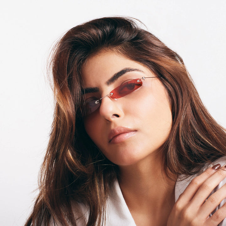 Kartik Aaryan Micro Sunglasses-Red | Salty