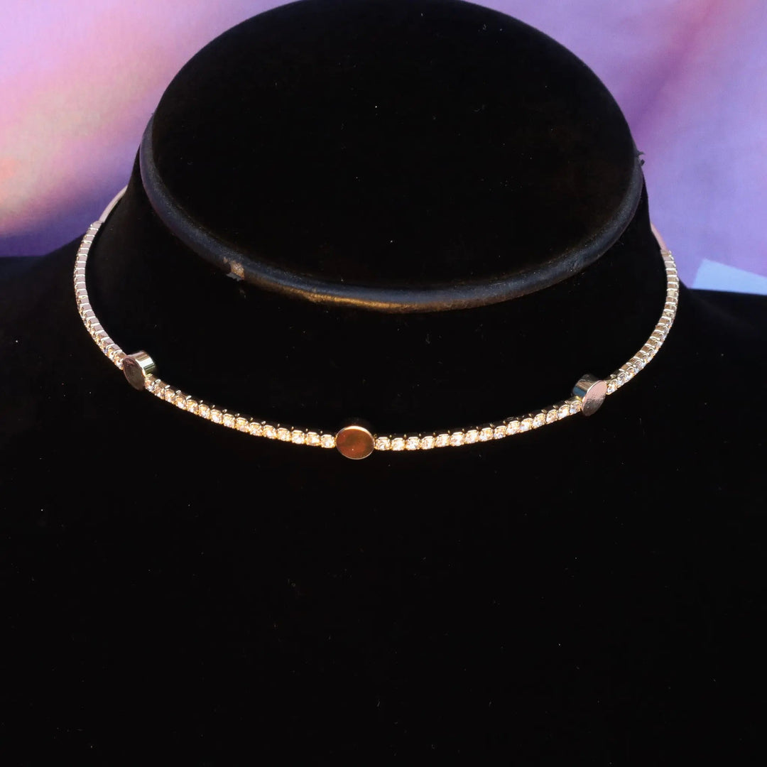 Kate'S Gold Solid Choker - Salty Accessories