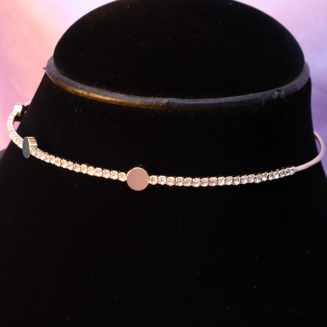 Kate'S Gold Solid Choker - Salty Accessories