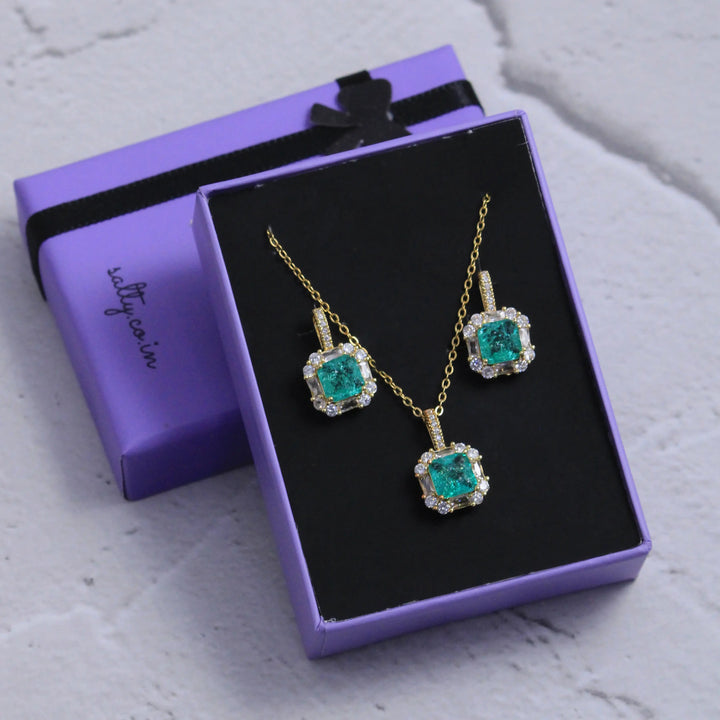Kelly Earrings and Necklace Set - Salty Accessories