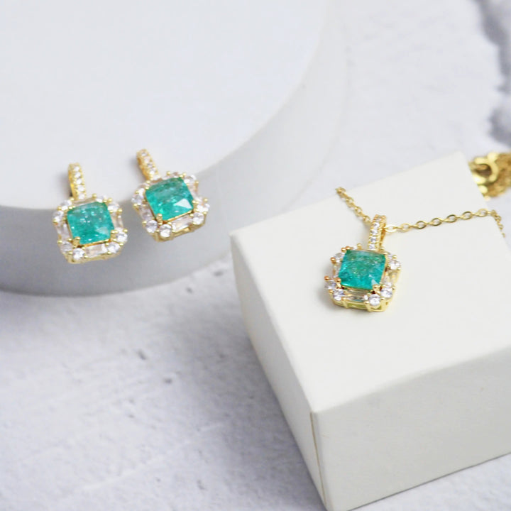 Kelly Earrings and Necklace Set - Salty Accessories