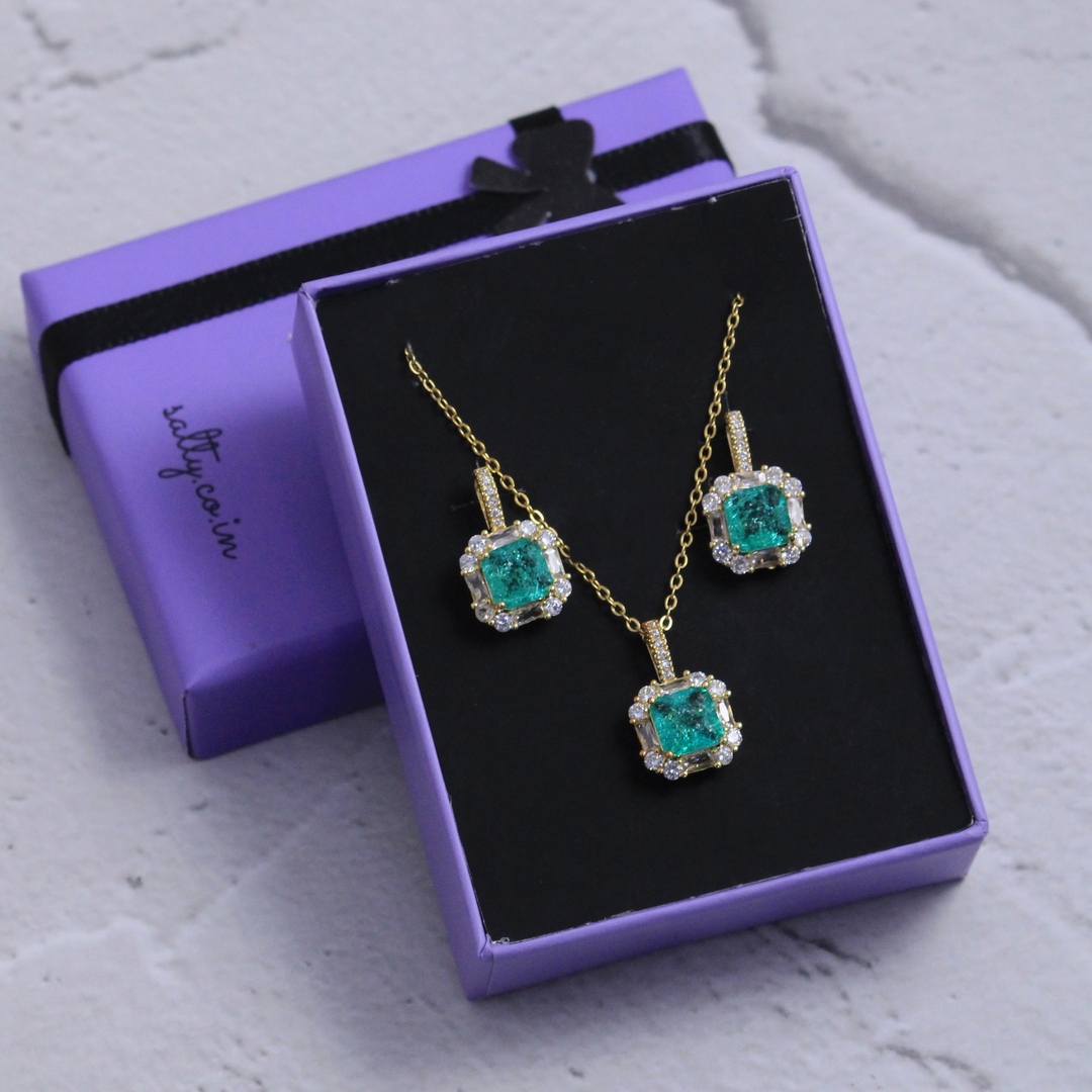 Kelly Earrings and Necklace Set