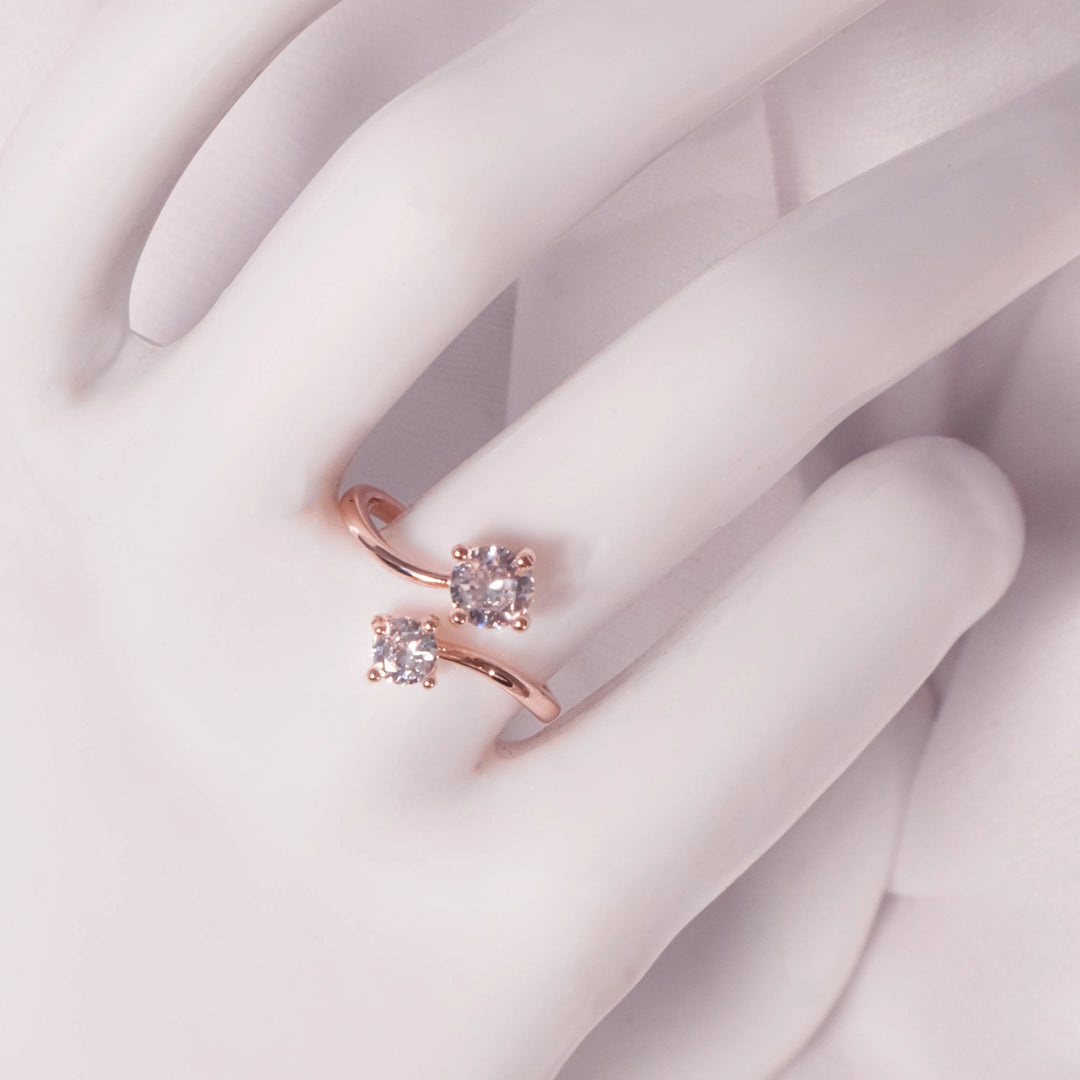 Khloe Double Diamond Band - Salty Accessories