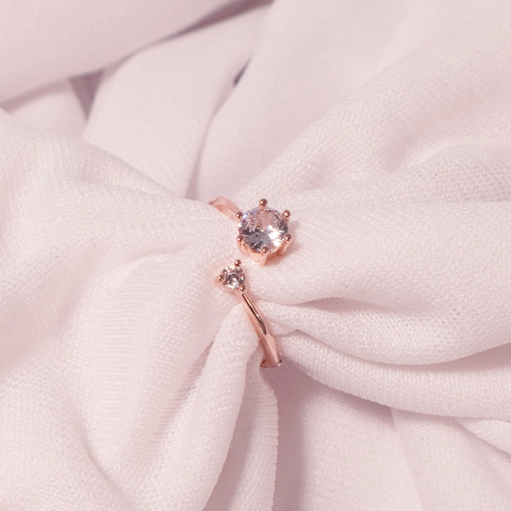 Kim's Round Cut Dual Ring - Salty Accessories