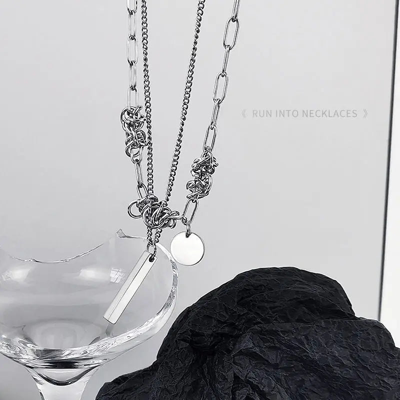 Kinetic Layered Chain Necklace | Salty